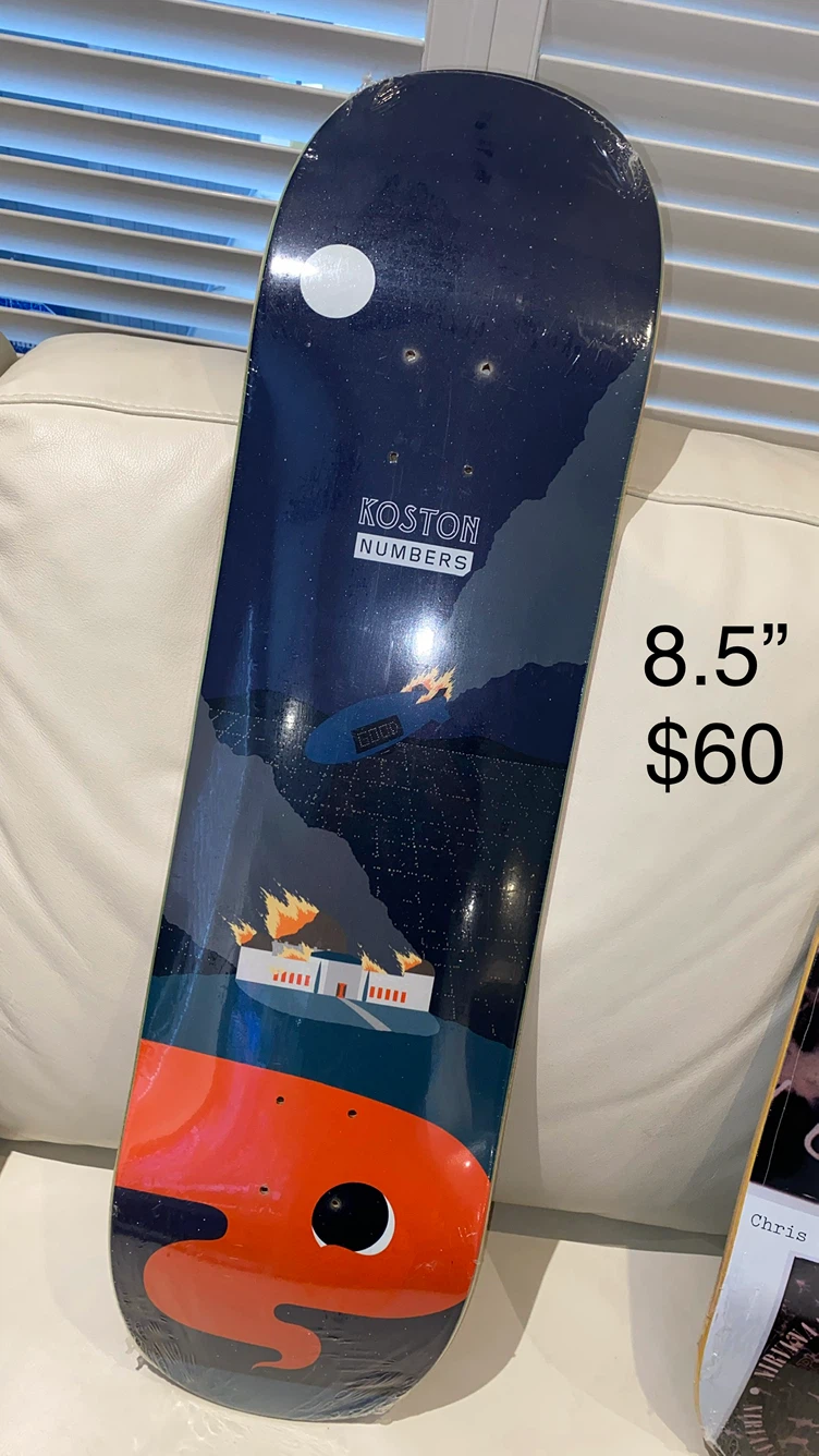 NEW 8.2”-8.8” skateboard decks (starting @ $45) - photo 4