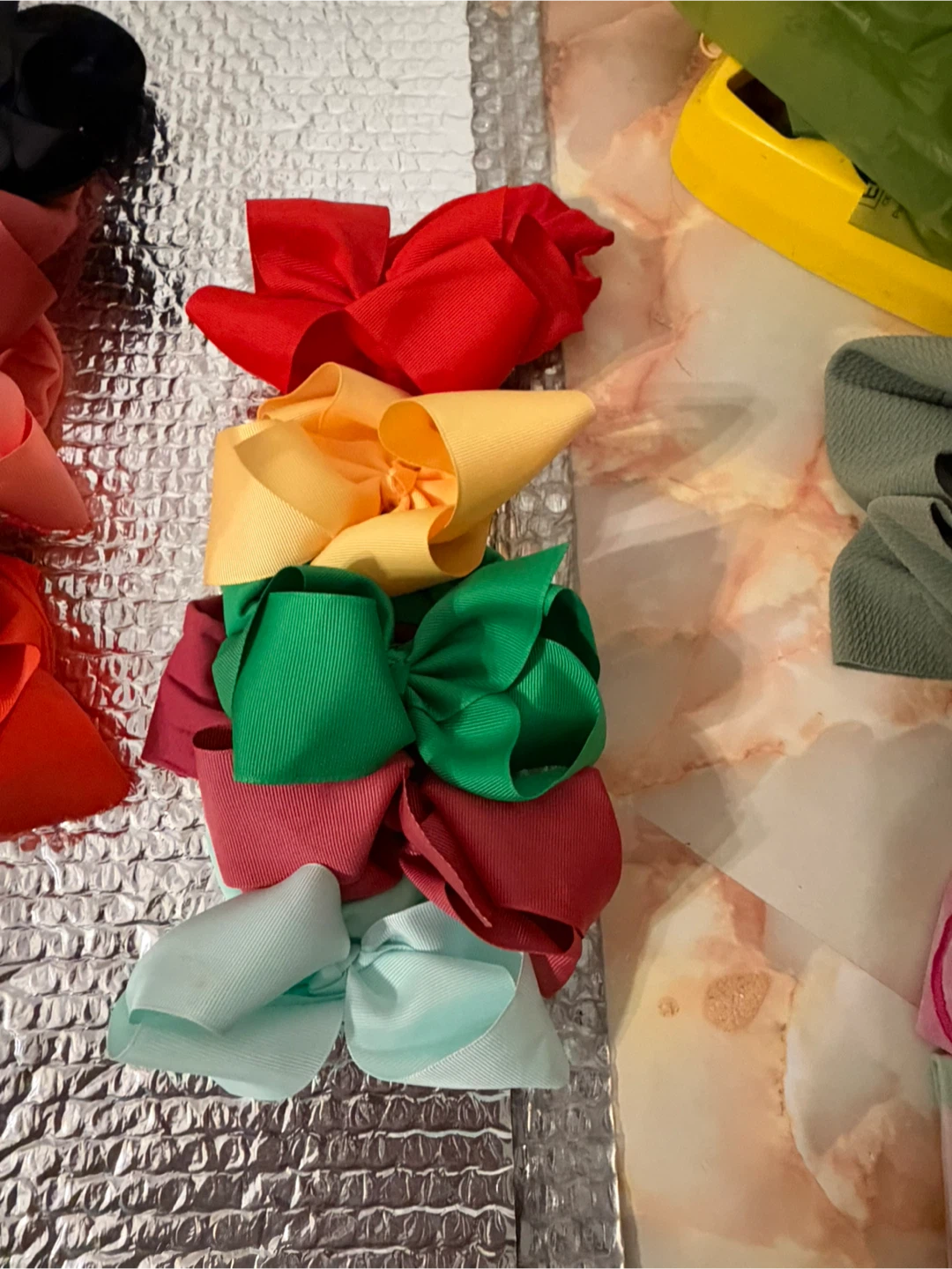 Set of Colorful Bow Headbands