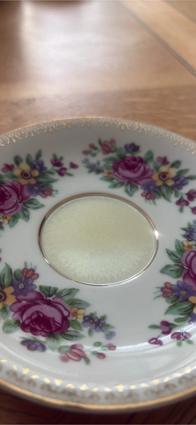 Vintage Floral Saucer - photo 2