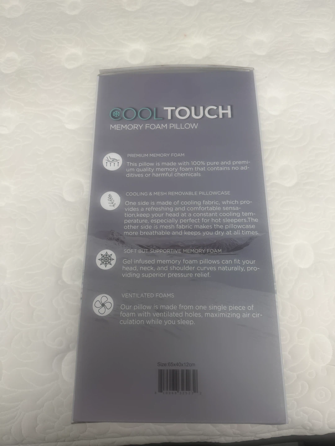 CoolTouch Memory Foam Pillow - photo 2