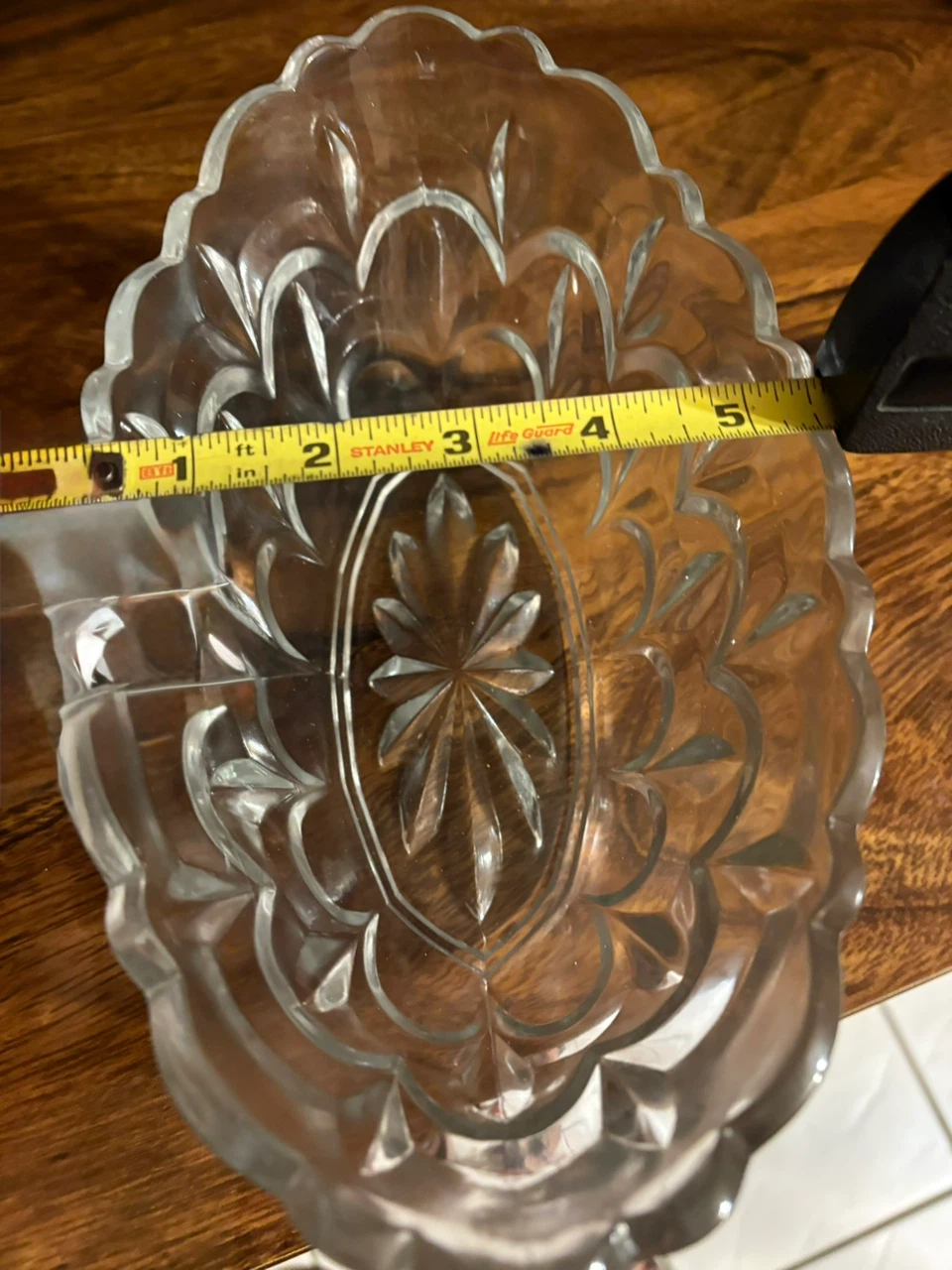 Vintage Pressed Glass Decorative Bowl - photo 2