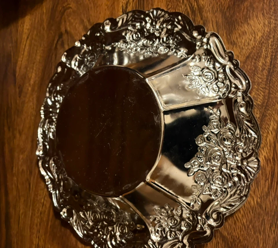 Happy Anniversary Silver-Tone Decorative Bowl - photo 3