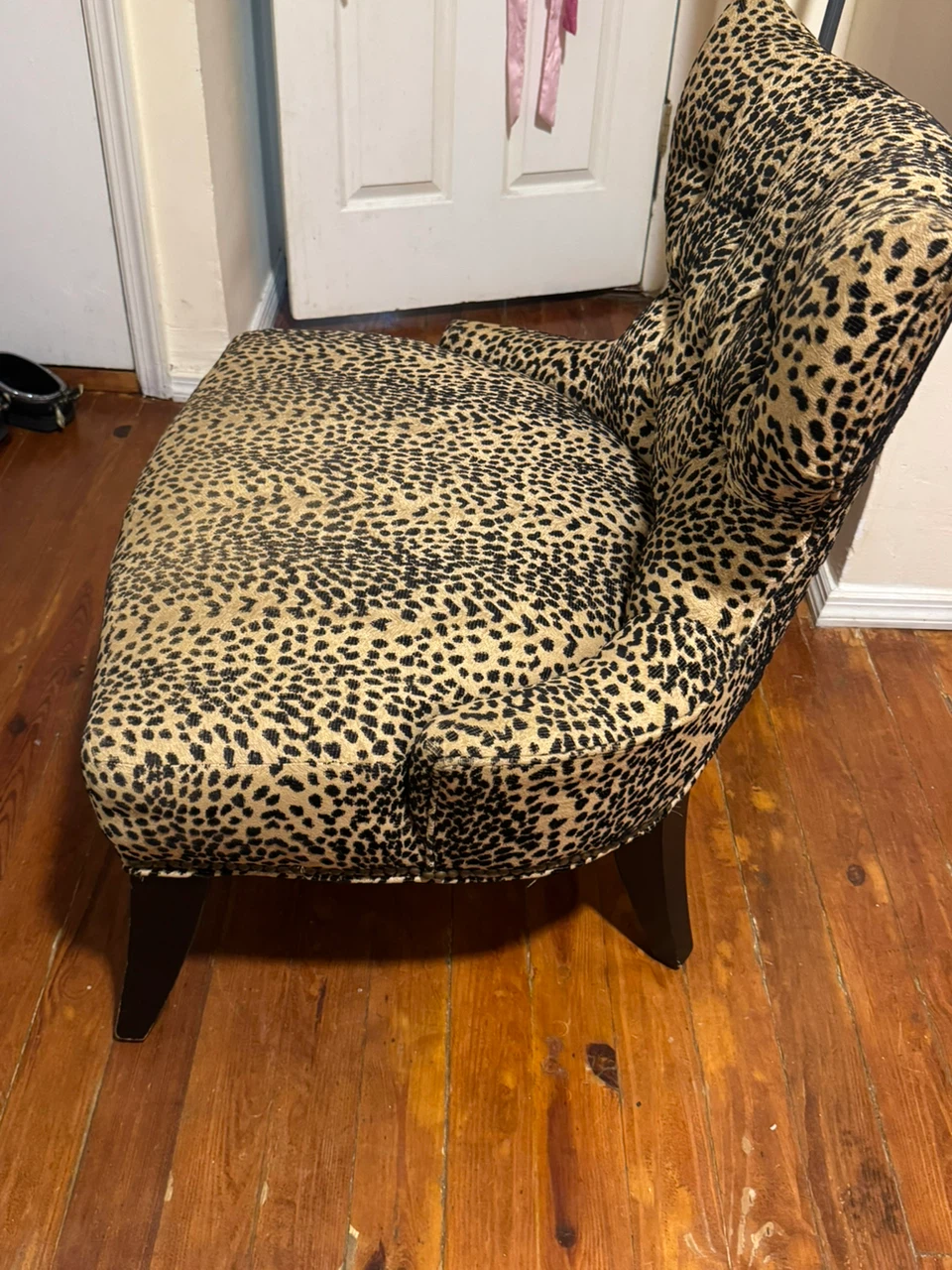 Leopard Print Accent Chair - photo 3