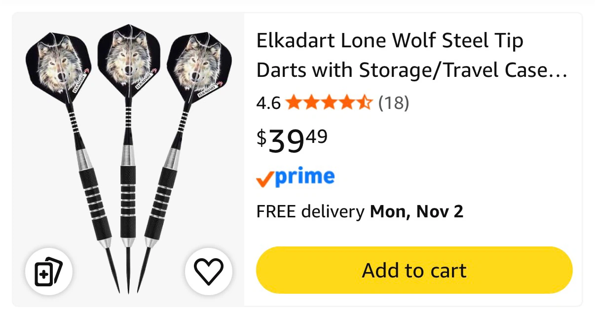 EastPoint EPS 5.0 Steel Tip Darts - photo 3