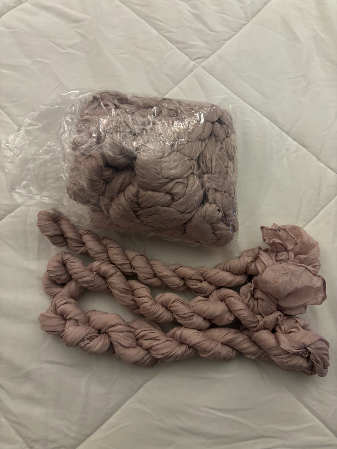 12 Pack Dusty Rose Cheesecloth Table Runners - photo 2