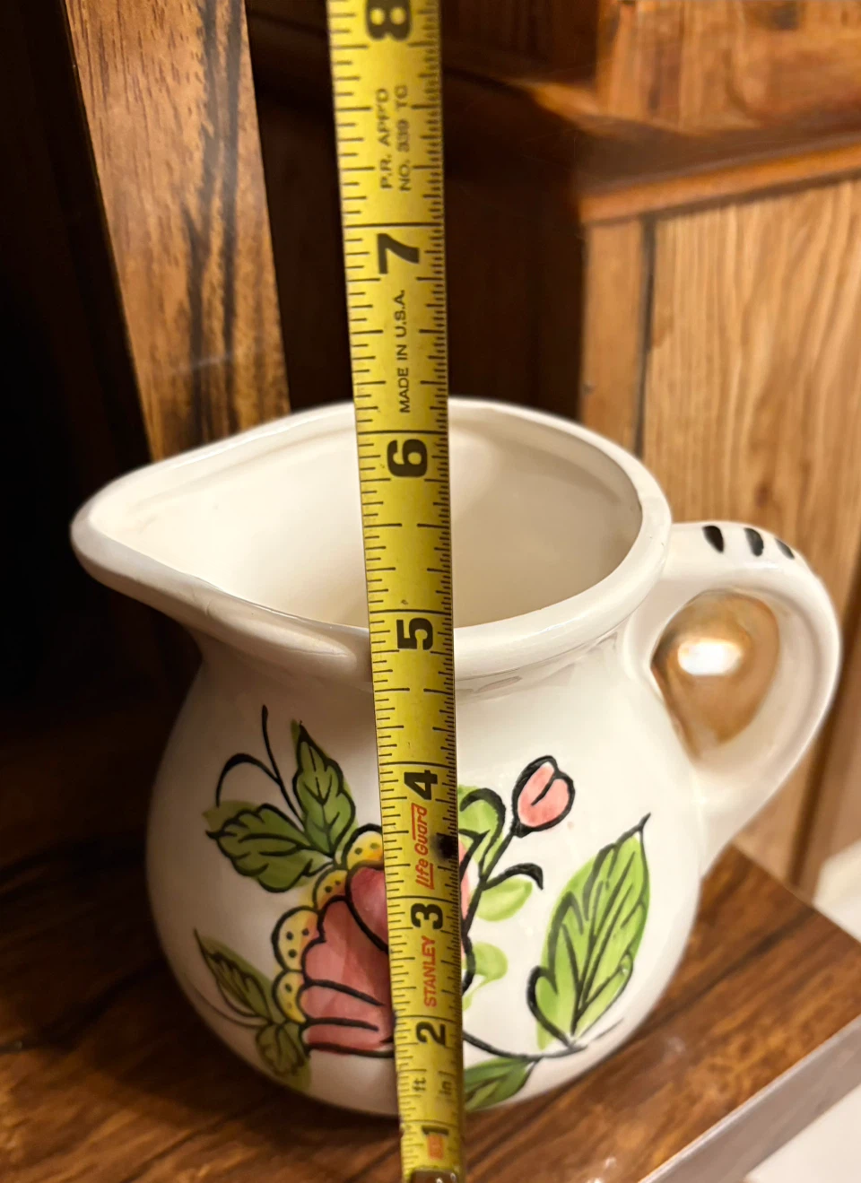 Vintage Floral Pitcher - photo 3