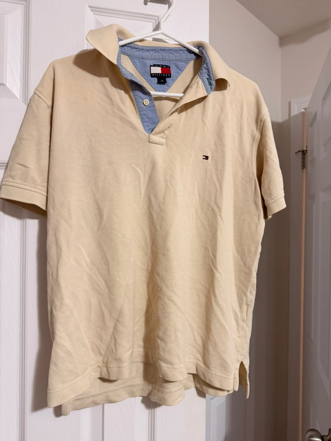 Tommy Hilfiger Men's Polo Shirt Beige
