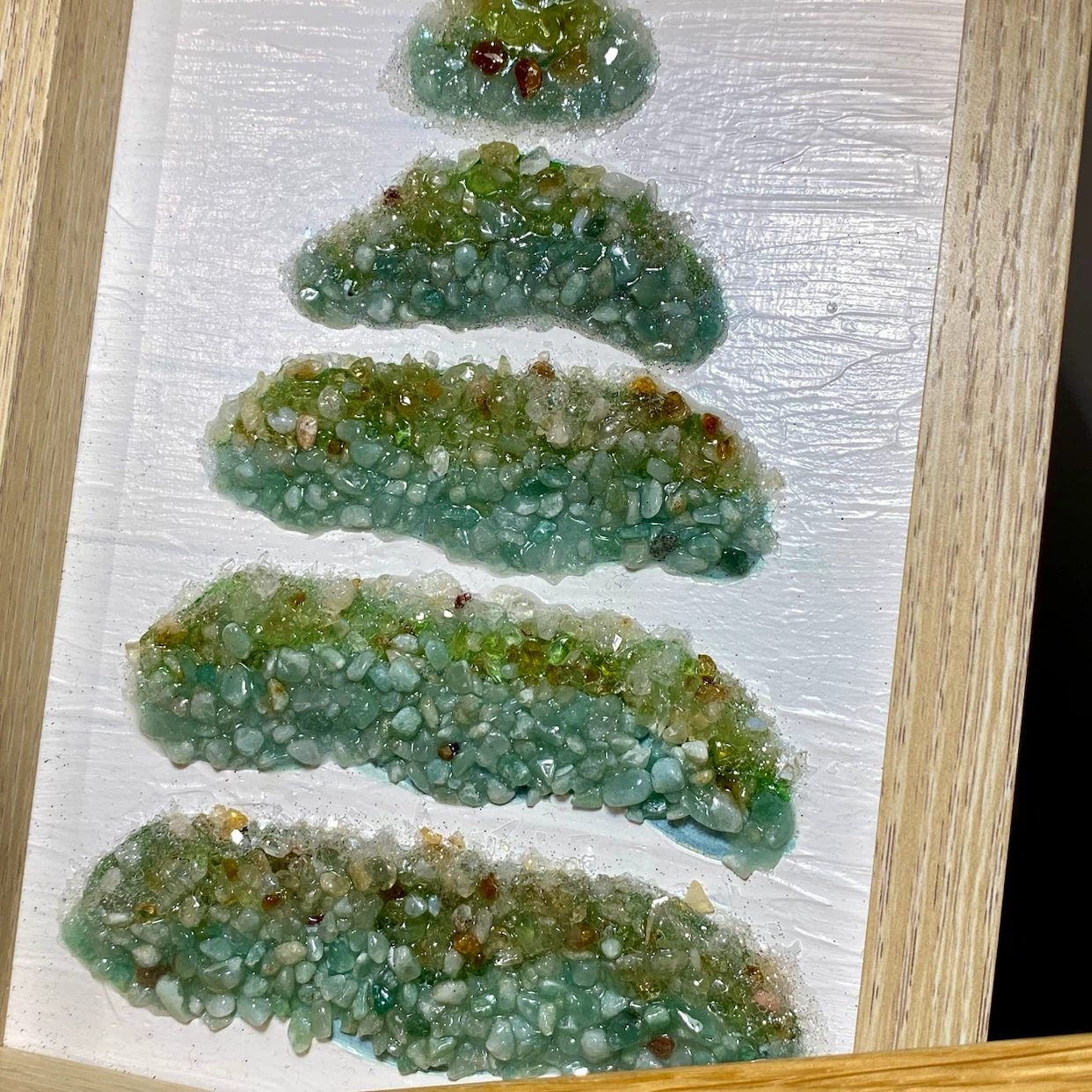 Original Aventurine, Smoky quartz crystal Tree Art