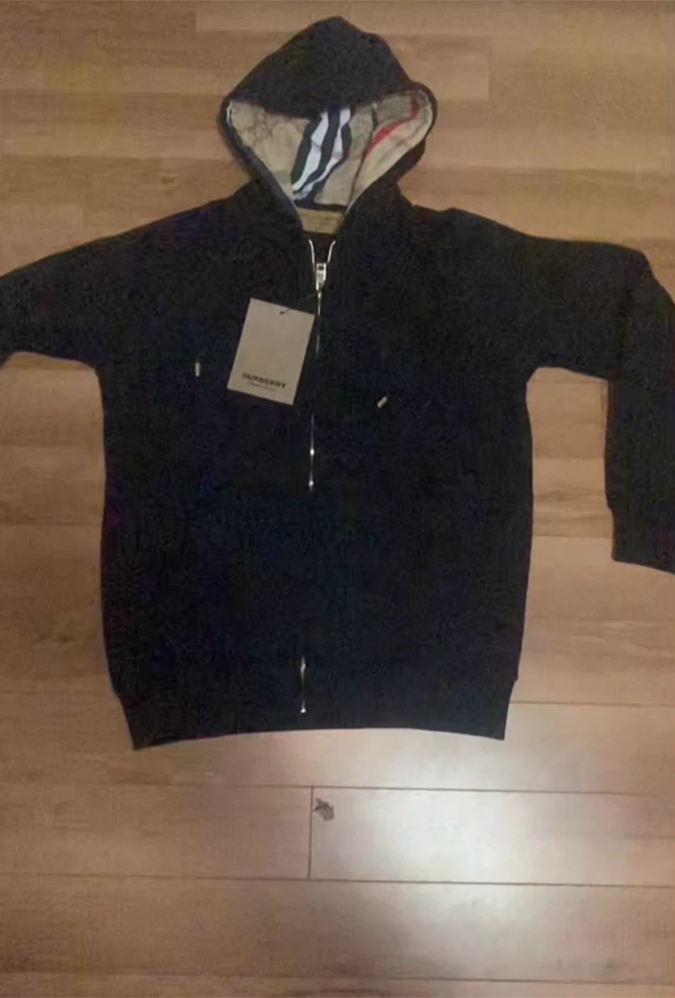 Burberry Black Zip-Up Hoodie - photo 2