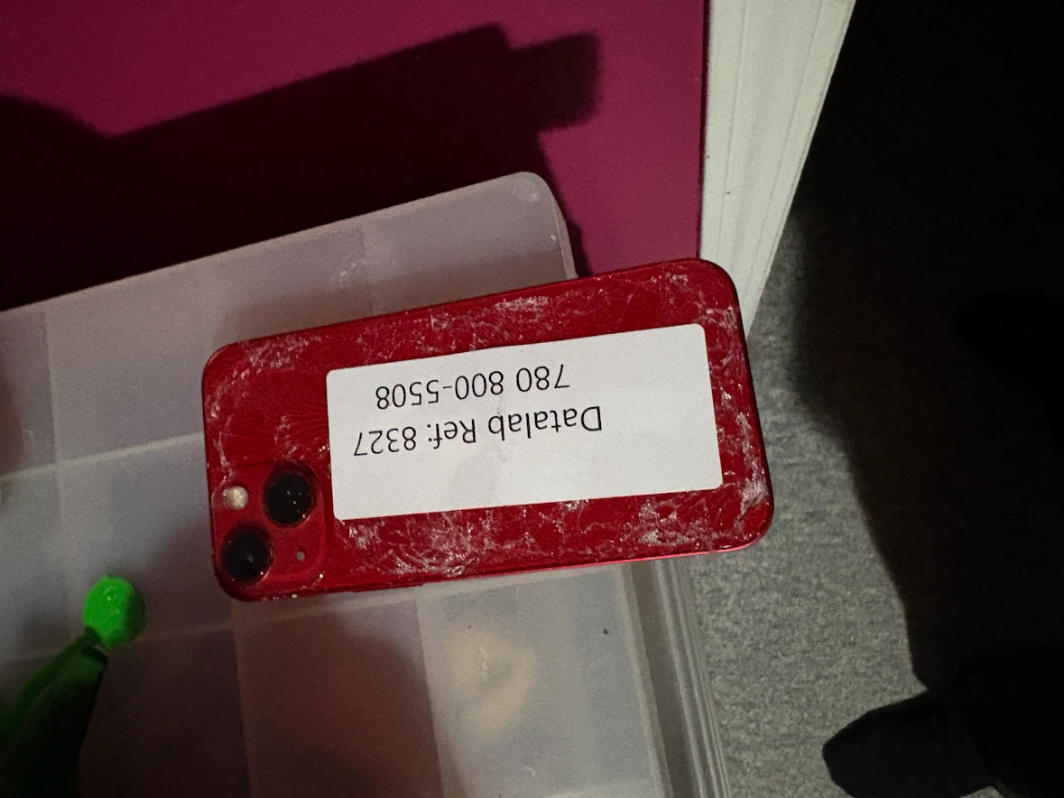 Red Apple iPhone (Not Working)