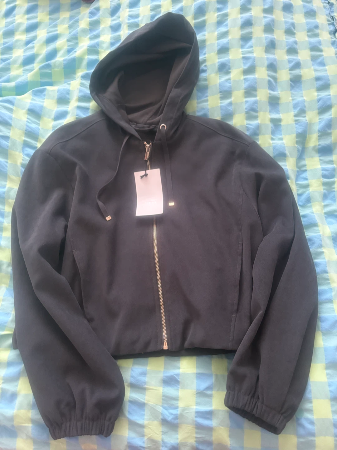 Zara zip up hoodie (New) (Small)