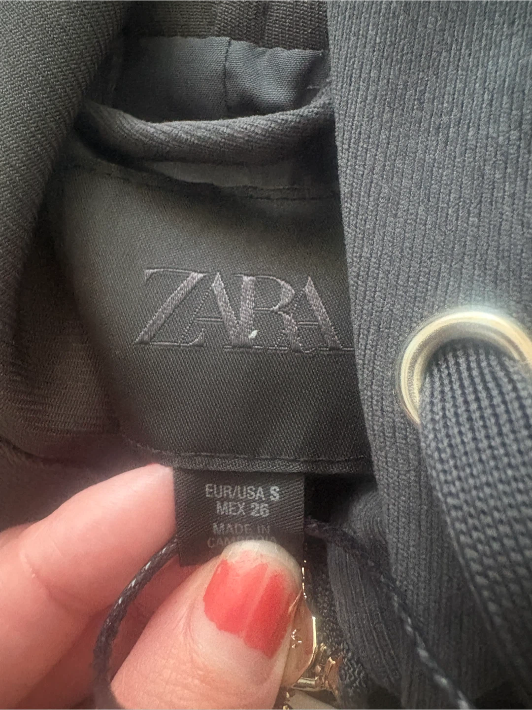 Zara zip up hoodie (New) (Small) - photo 3
