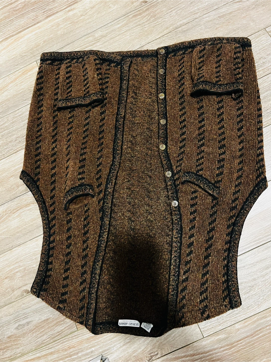 Giorgio Armani Le Collezioni Knit Vest VINTAGE SIZE LARGE - photo 3