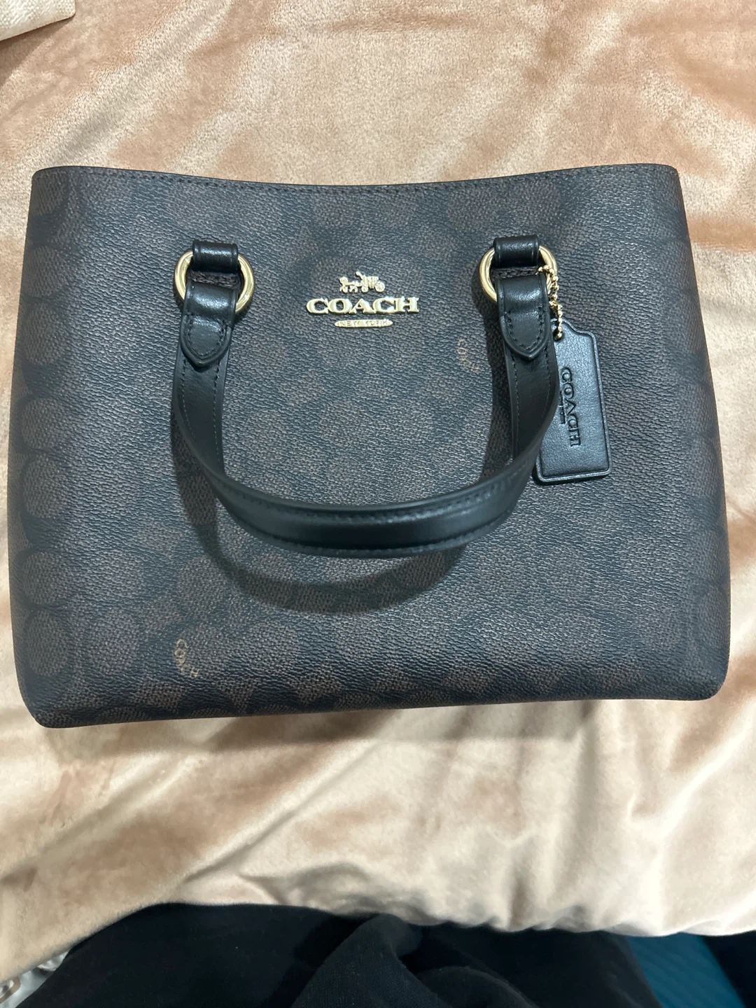 Coach Signature Canvas Handbag