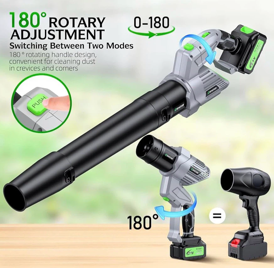COMCHOI Electric Cordless Leaf Blower+ 2 Batteries - photo 4