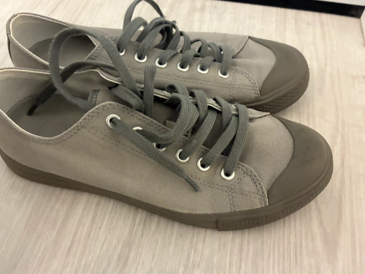 Muji grey canvas sneakers size 6 (36 euro, 4.5 uk) - photo 5