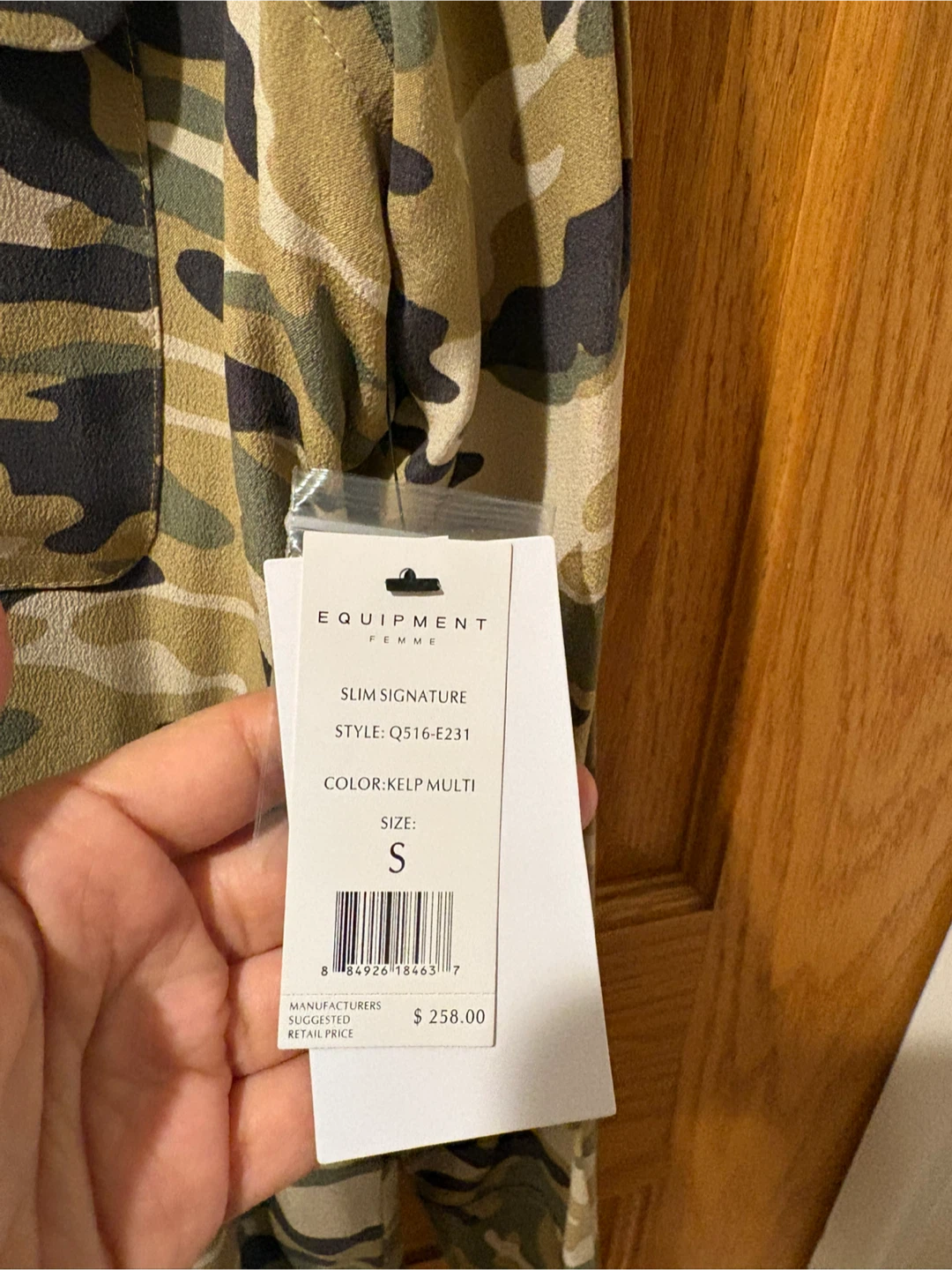 Equipment Femme Slim Signature Camo Shirt - photo 2