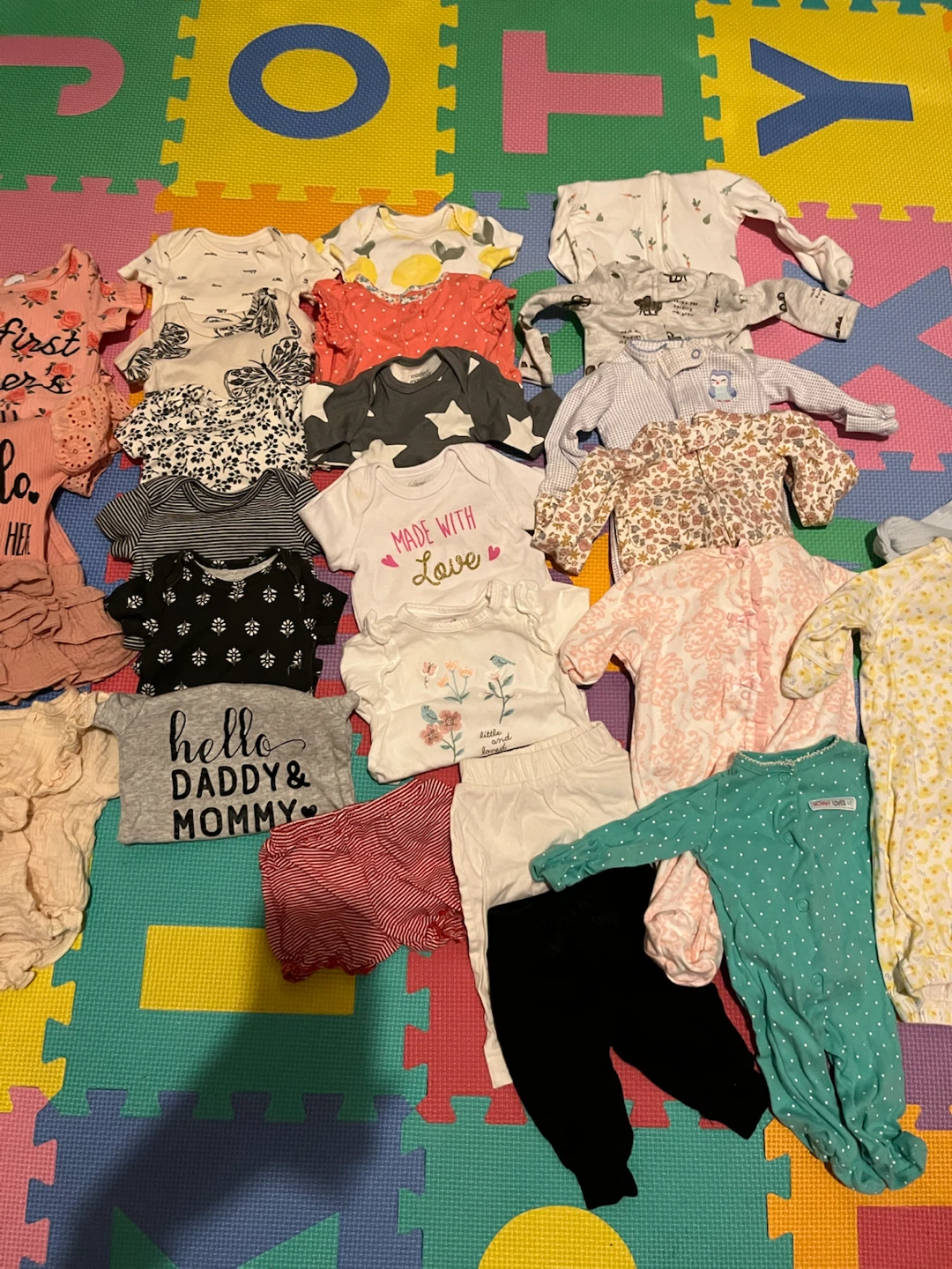 NEWBORN BABY GIRL CLOTHING BUNDLE - photo 2