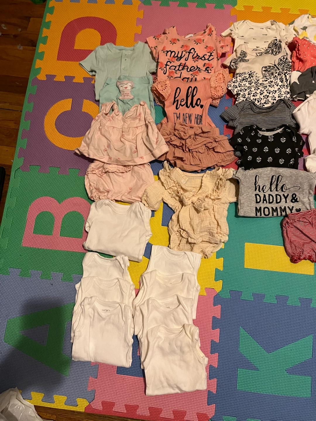 NEWBORN BABY GIRL CLOTHING BUNDLE - photo 3