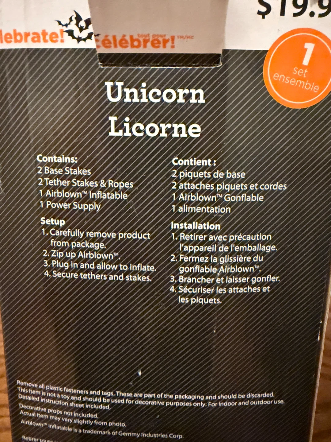 Halloween Unicorn Inflatable - photo 2