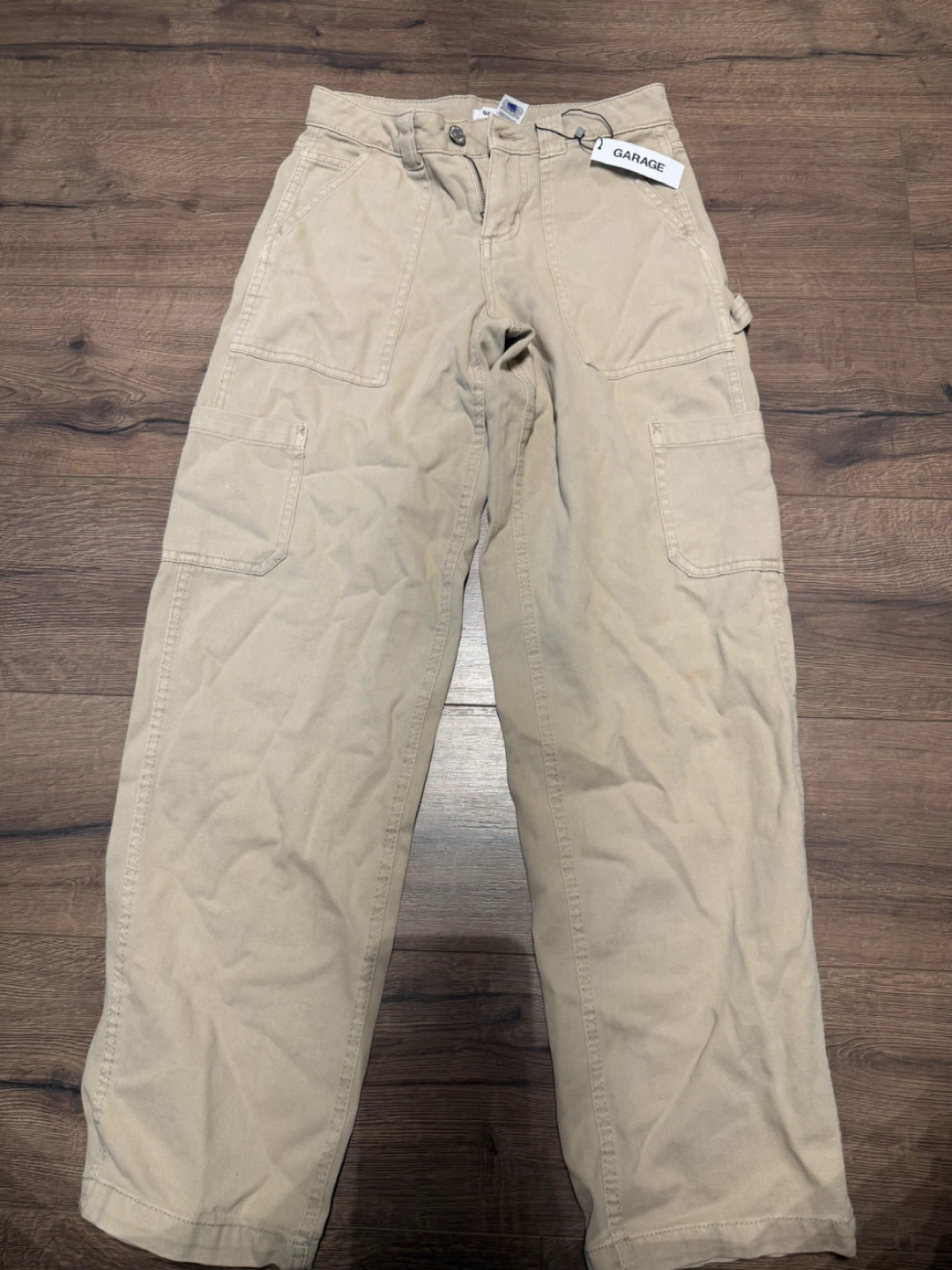 Garage Beige Cargo Pants