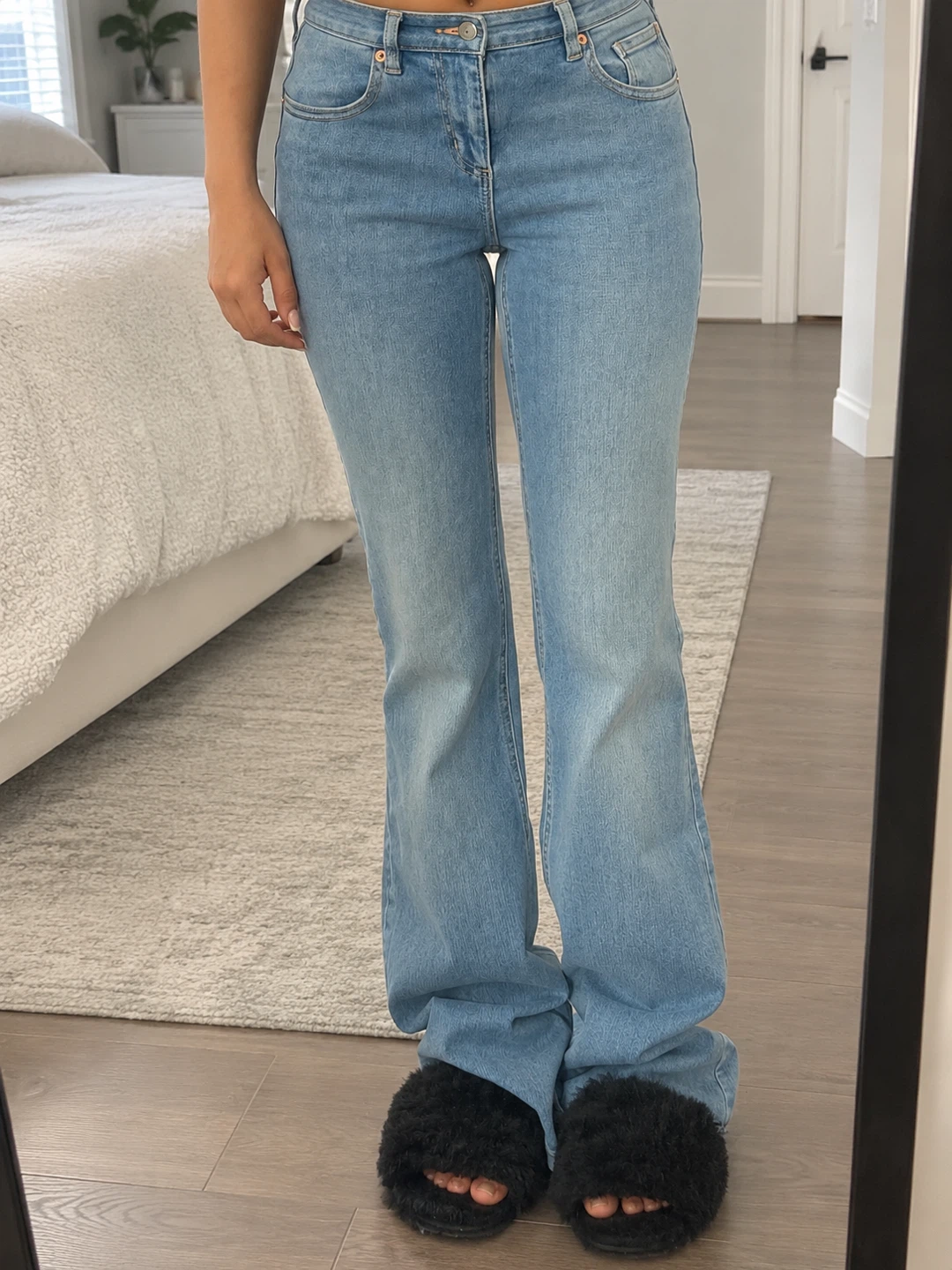 Garage Denim Low Rise Flare Jeans