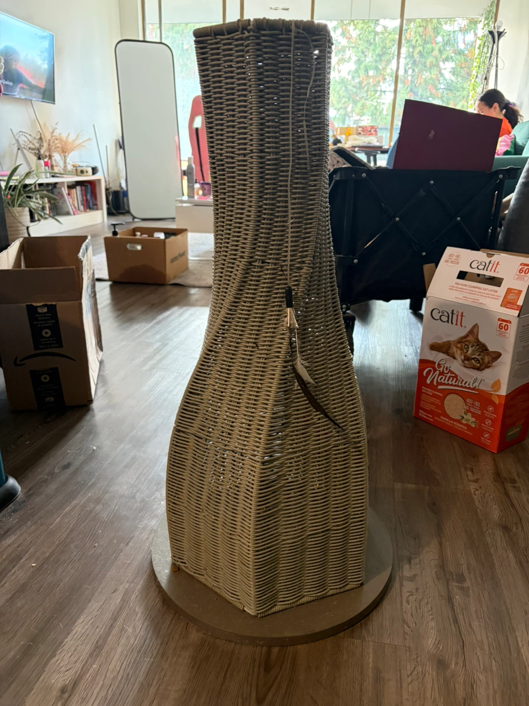 Woven Cat Scratching Post
