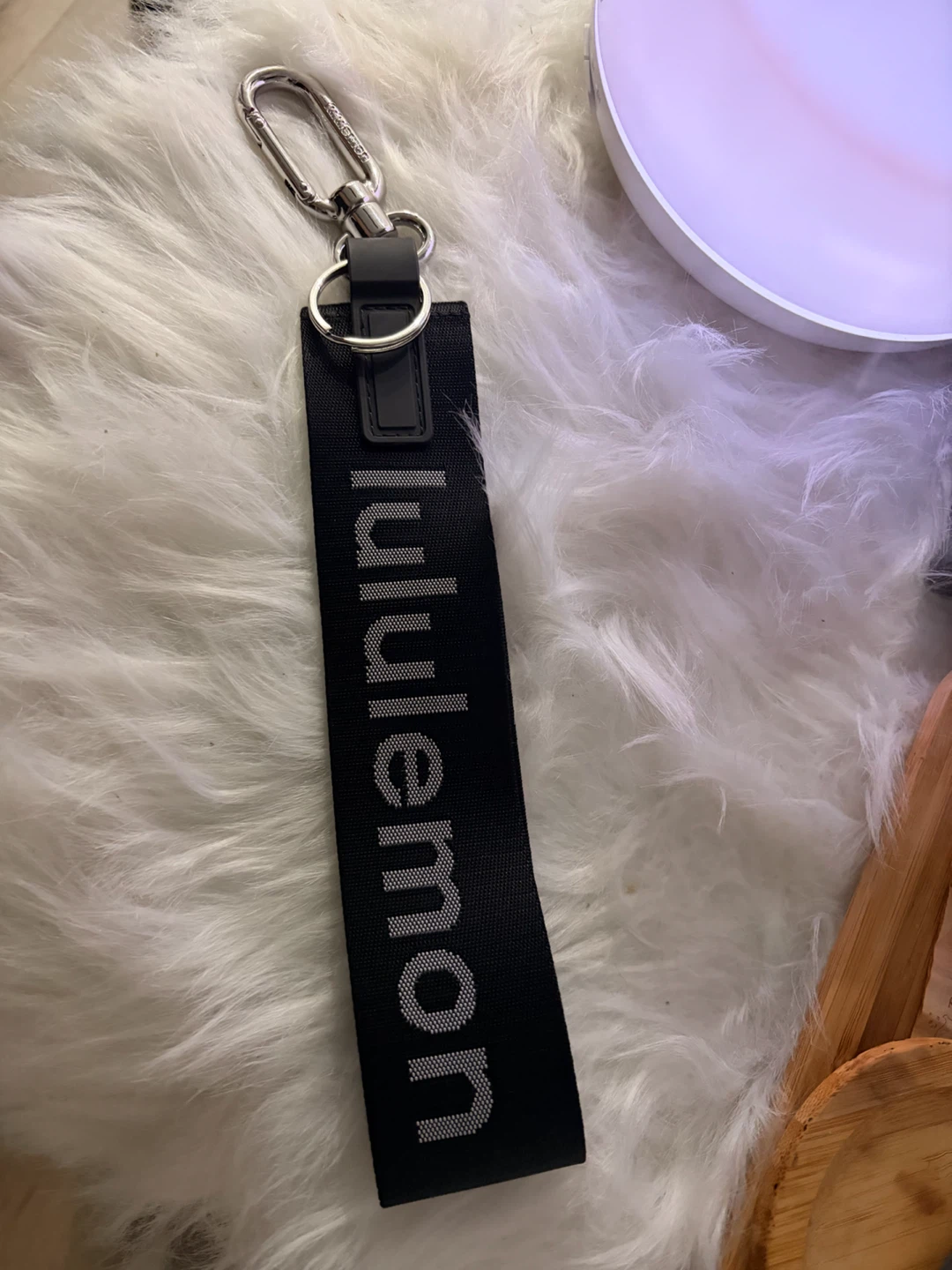 Lululemon Never Lost Keychain