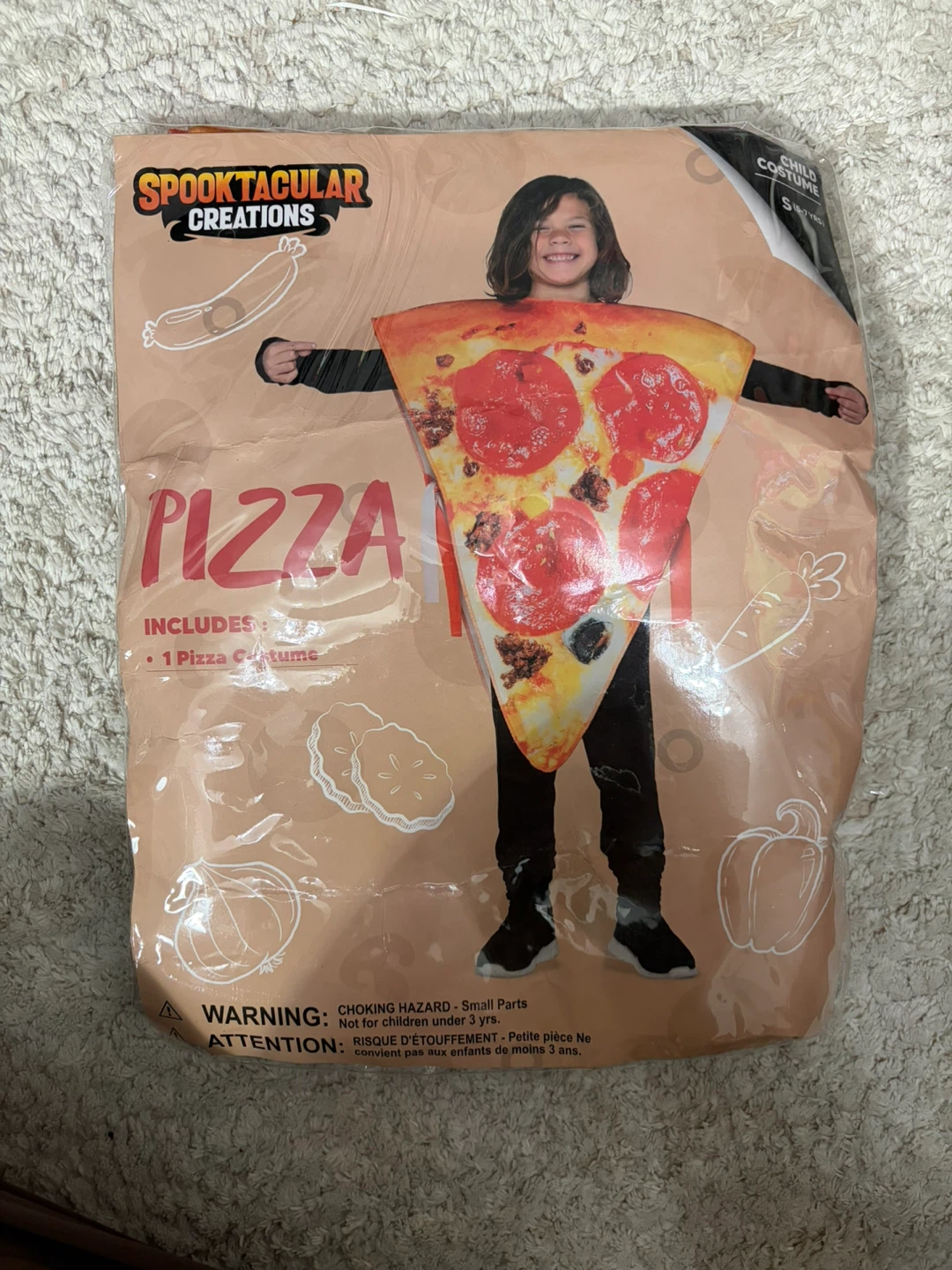 Spooktacular Creations Kids Pizza Costume