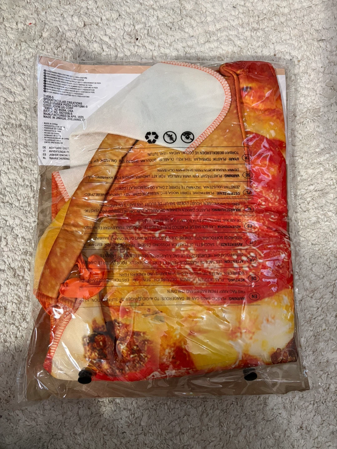 Spooktacular Creations Kids Pizza Costume - photo 3