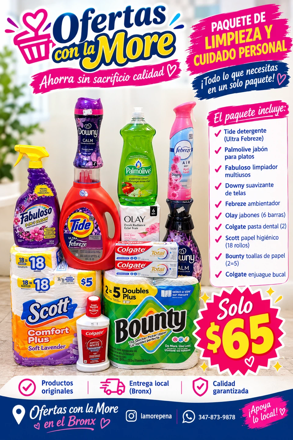 Household Cleaning and Personal Care Bundle
