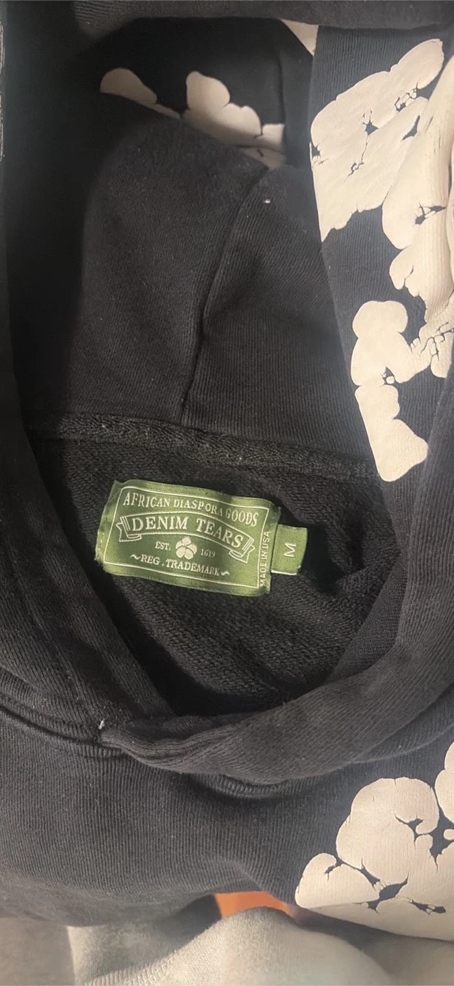 Denim Tears Cotton Wreath Hoodie - photo 2