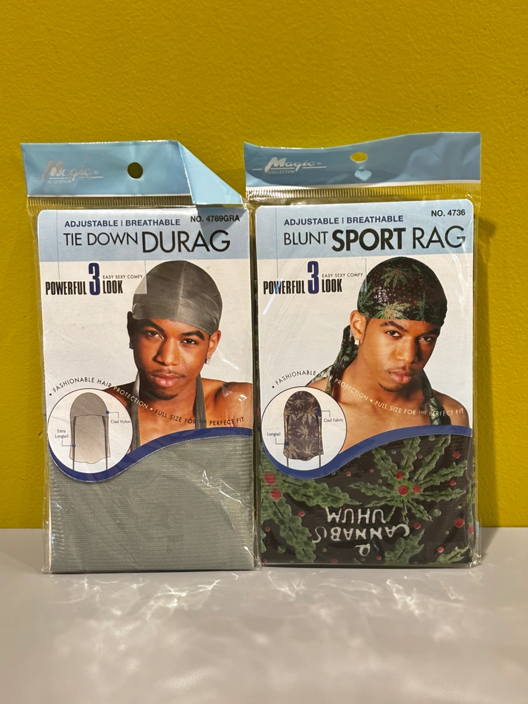 Magic Collection Gray Tie Down Durag