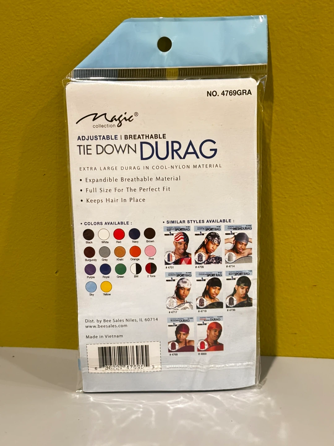 Magic Collection Gray Tie Down Durag - photo 5