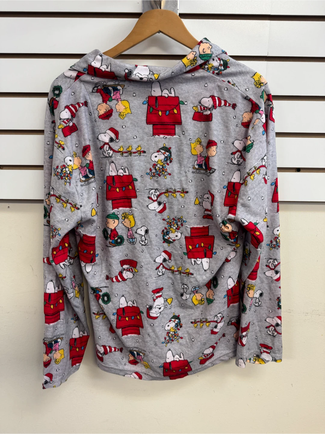 Peanuts Snoopy Holiday Pajama Top - photo 5