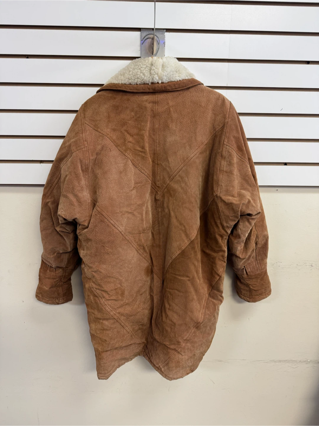 Peter Daniels Vintage Leather Sherpa Lined Jacket - photo 5