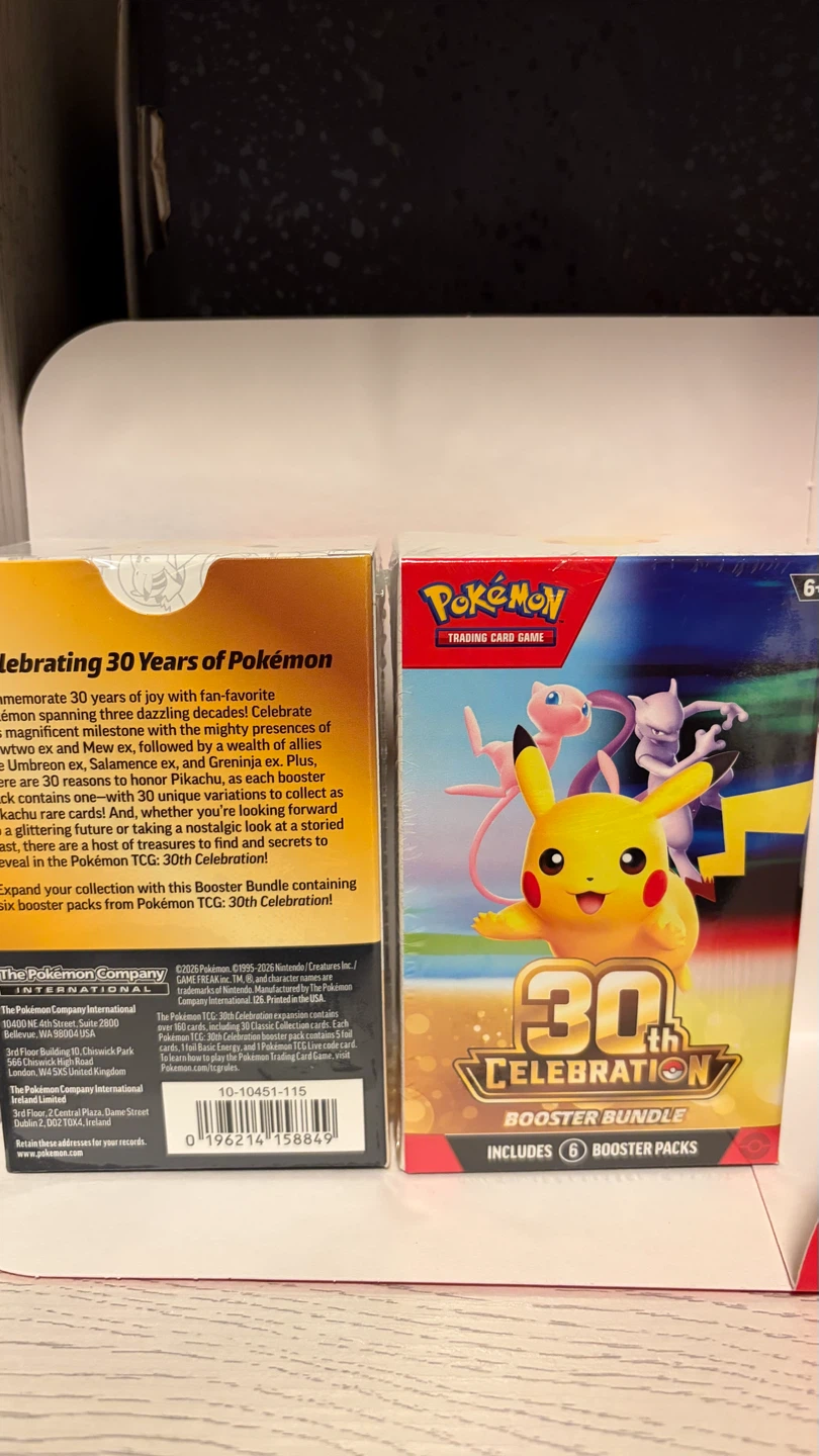 30th Anniversary Booster Bundle Factory Sealed