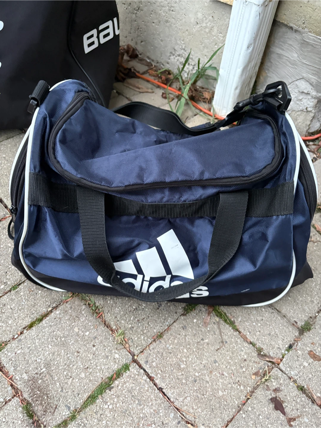 Adidas Navy Blue Duffel Bag