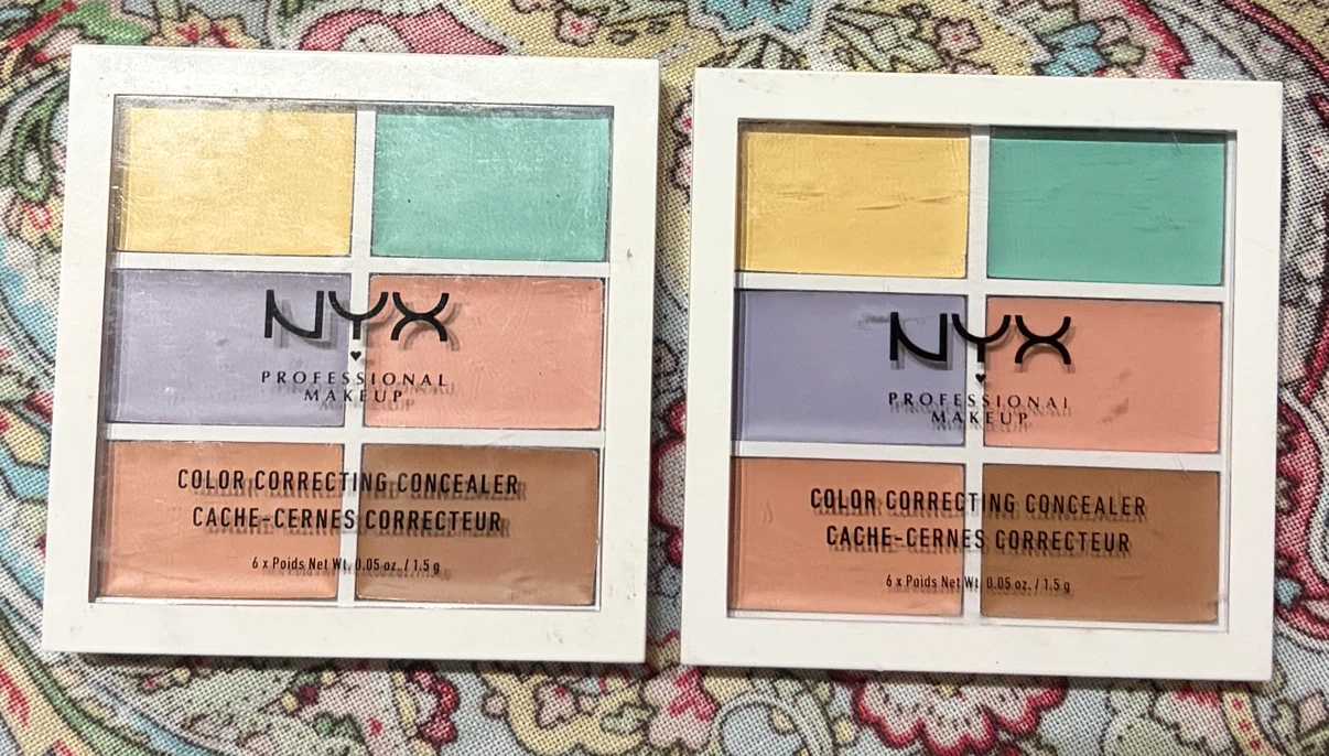 2 NYX Professional Makeup Color Correcting Concealer Palettes