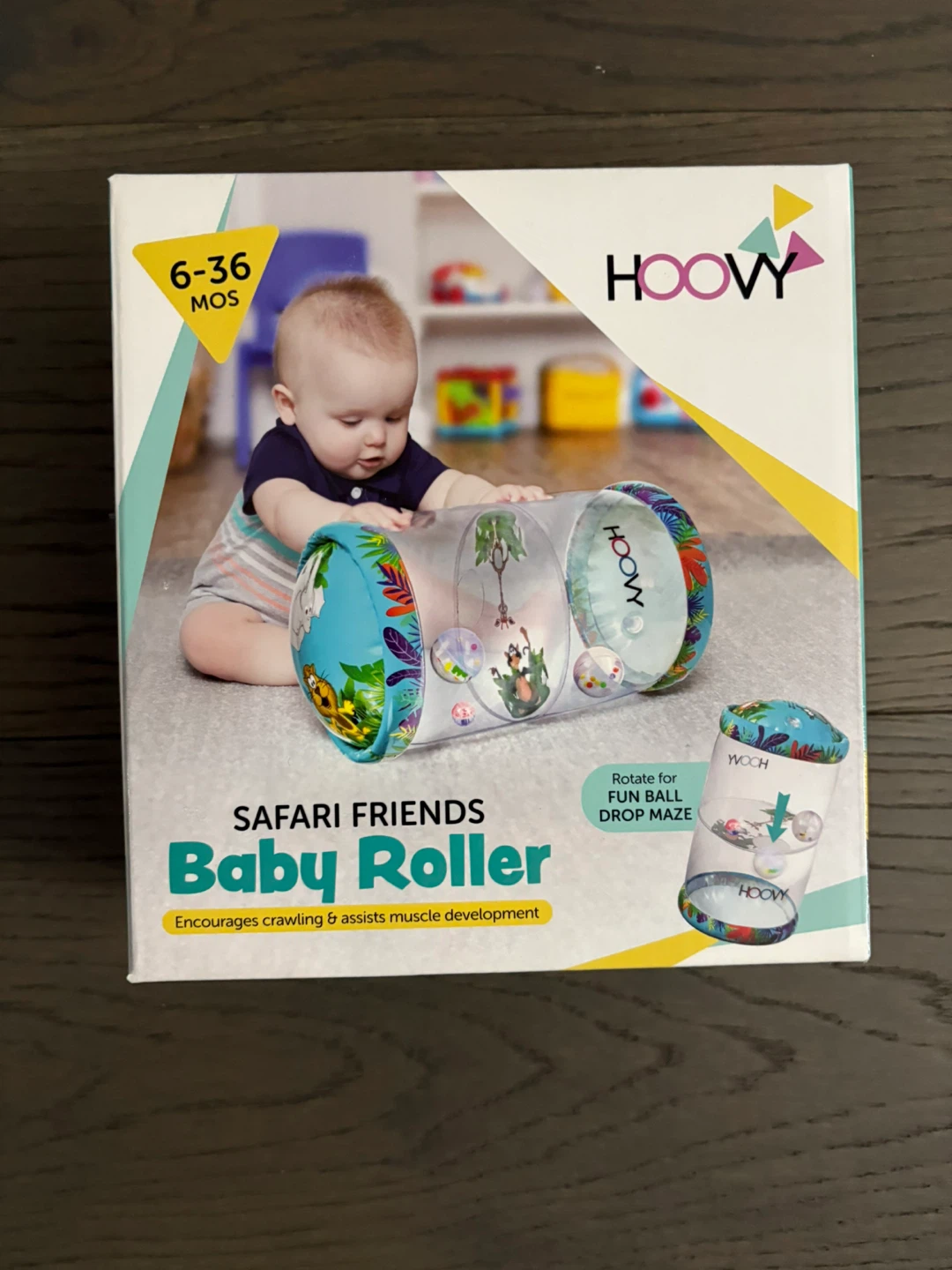Hoovy baby toy roller new sealed box
