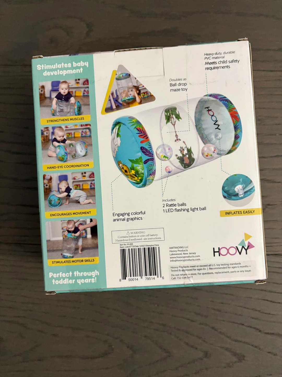 Hoovy baby toy roller new sealed box - photo 3