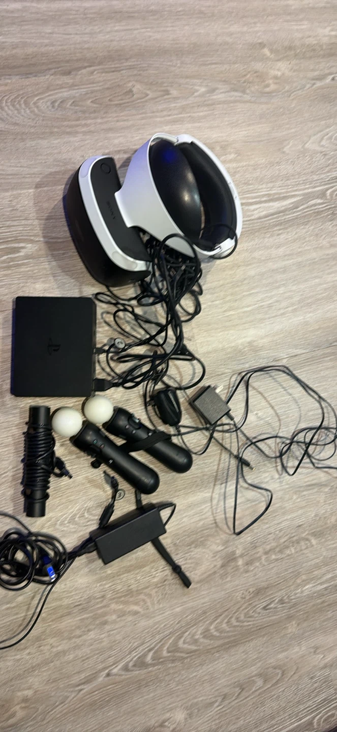 Sony PlayStation VR Headset with Console and Controllers - photo 4