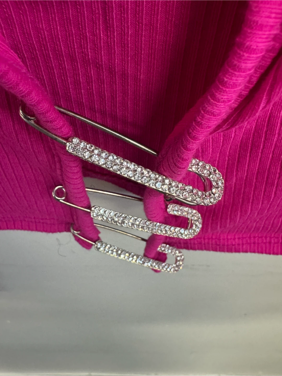 Windsor Hot Pink Long Sleeve Ribbed Top - photo 5