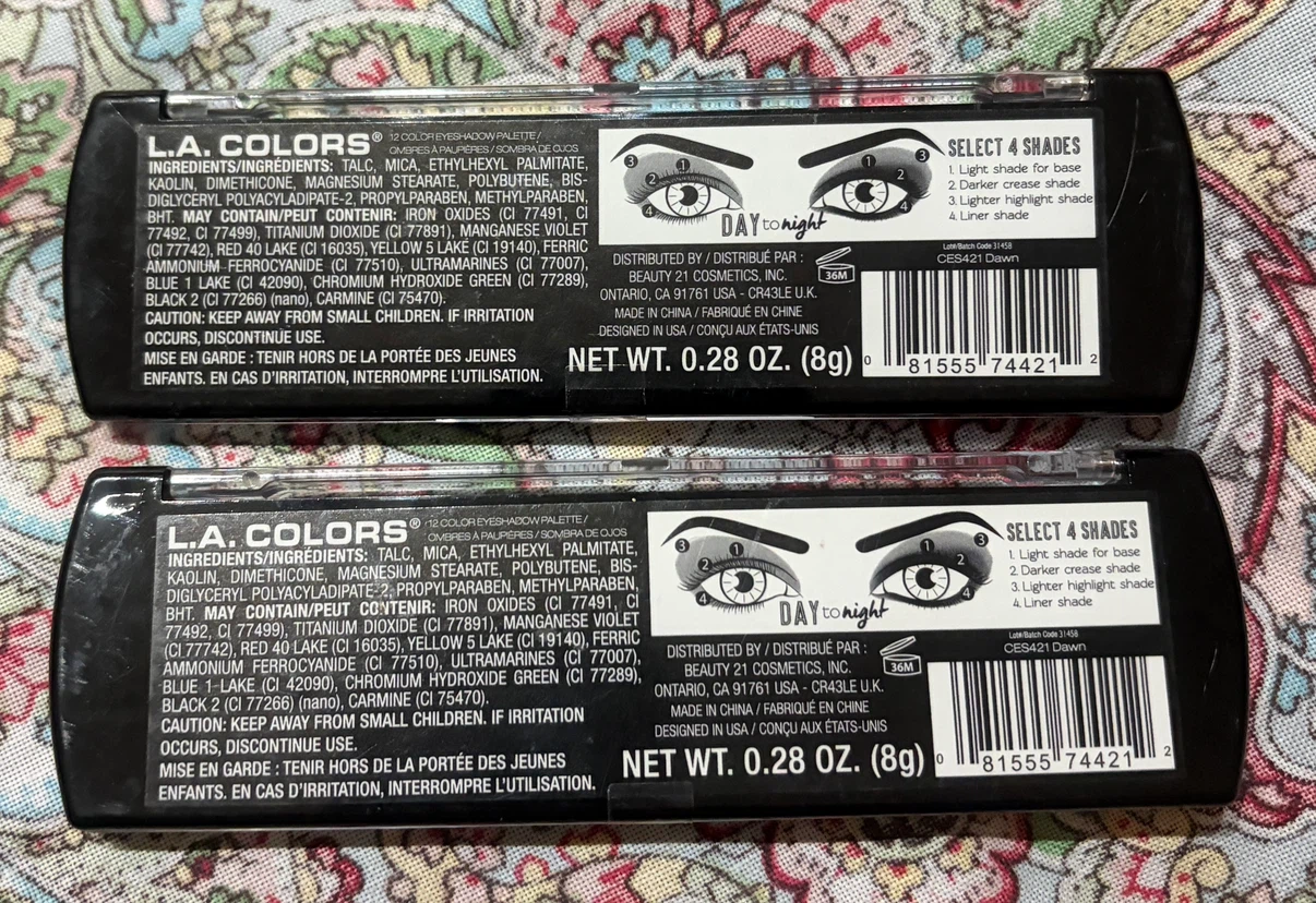 L.A. Colors Day to Night Eyeshadow Palettes Two - photo 2