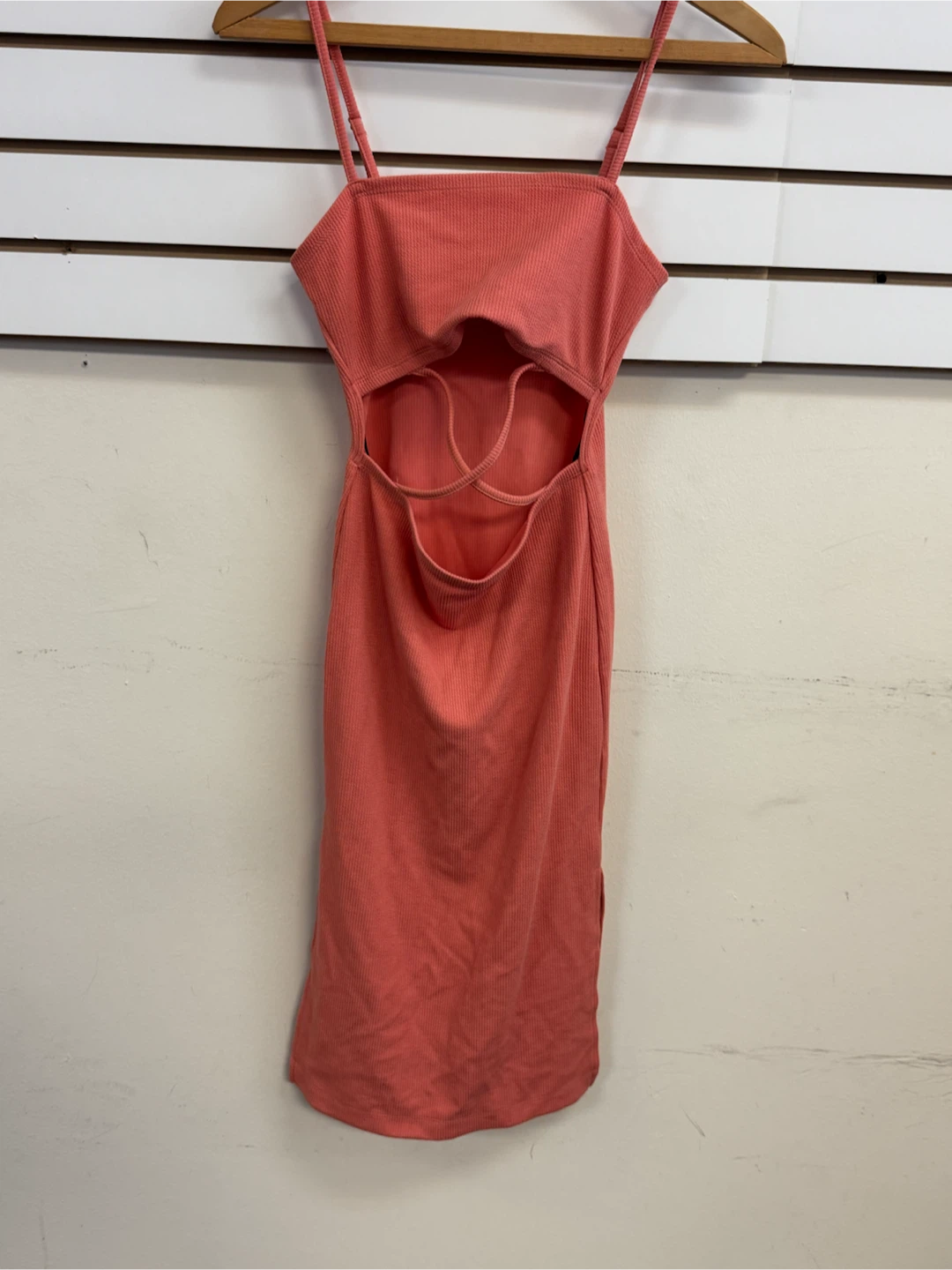 Forever 21 Ribbed Cut-Out Midi Dress