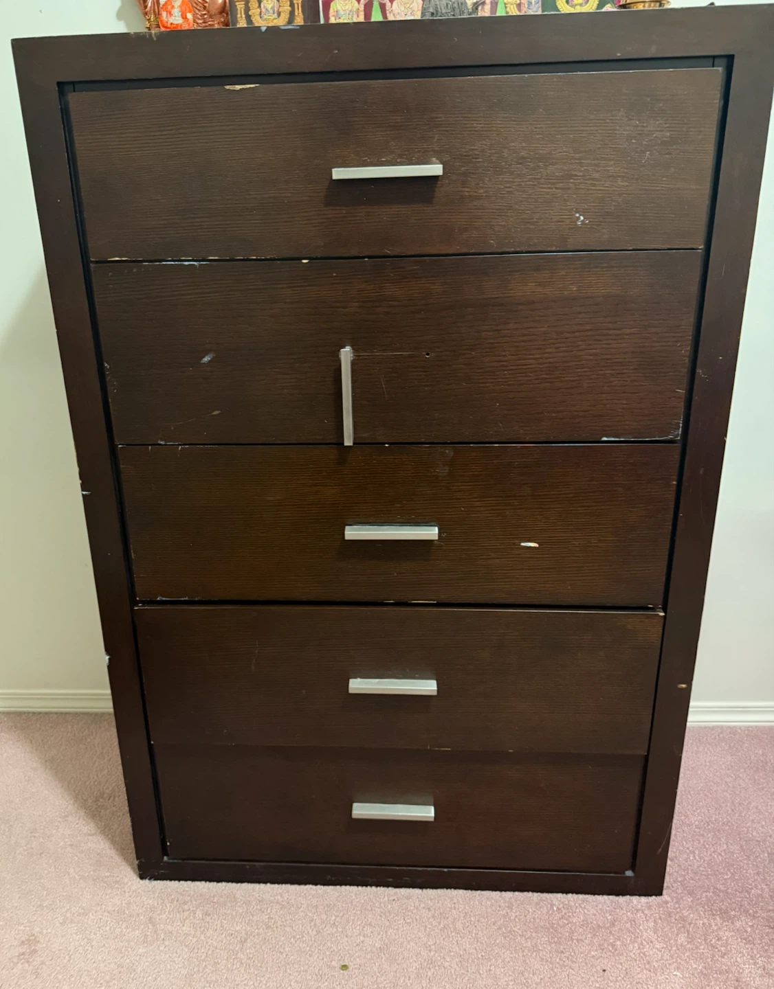 5 Drawer bedroom dresser