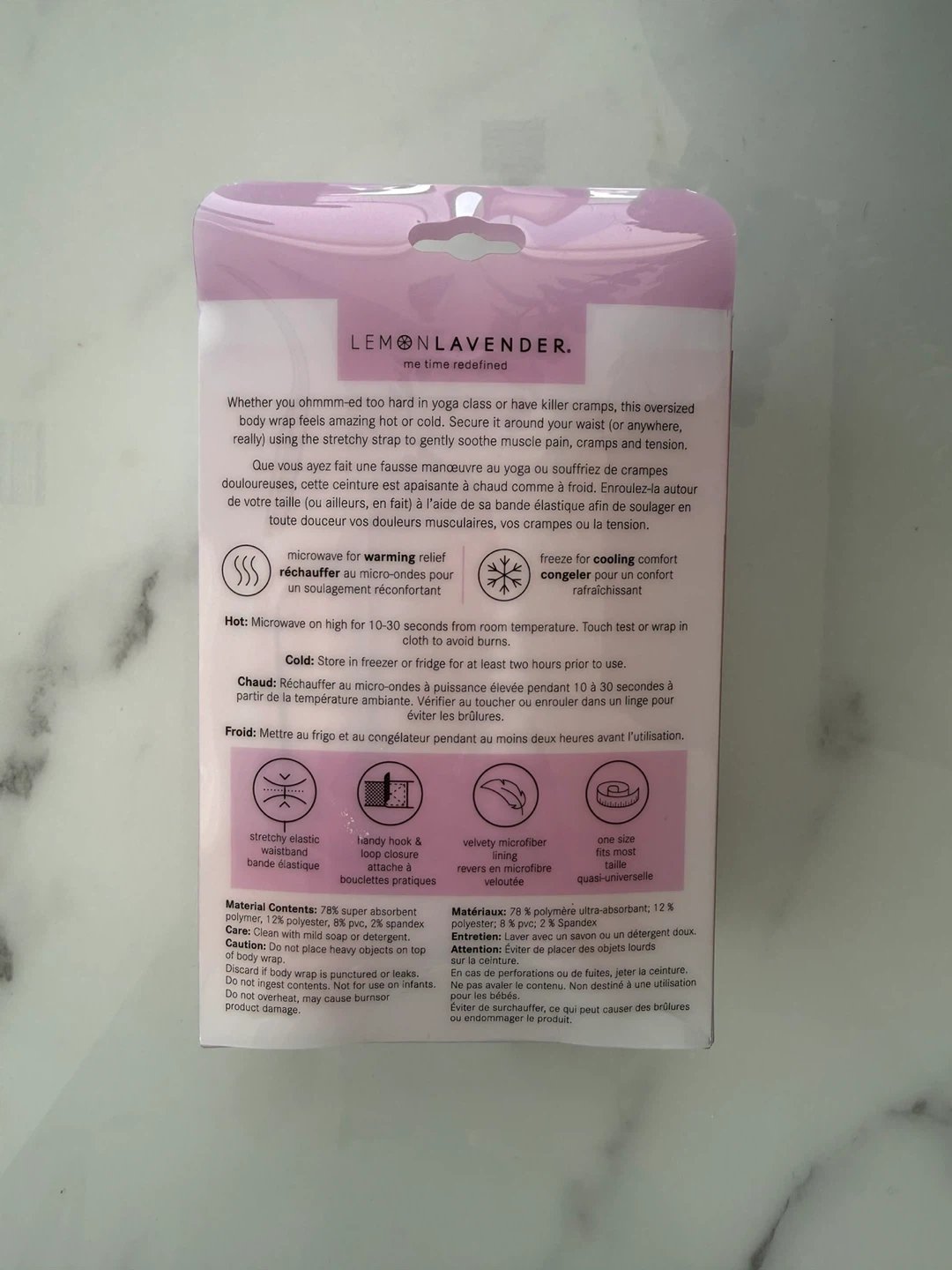 Lemon Lavender Ice & Easy Hot & Cold Body Wrap - photo 2