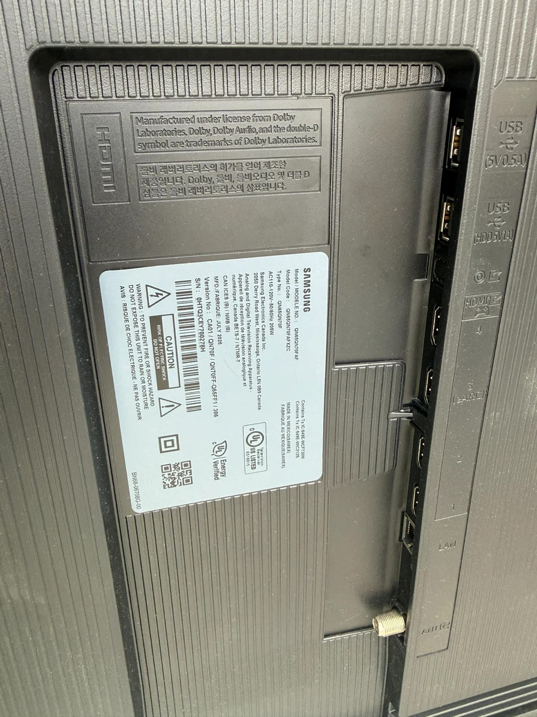 65” SAMSUNG NEOQLED-4K with Fully covered damage protection - photo 5