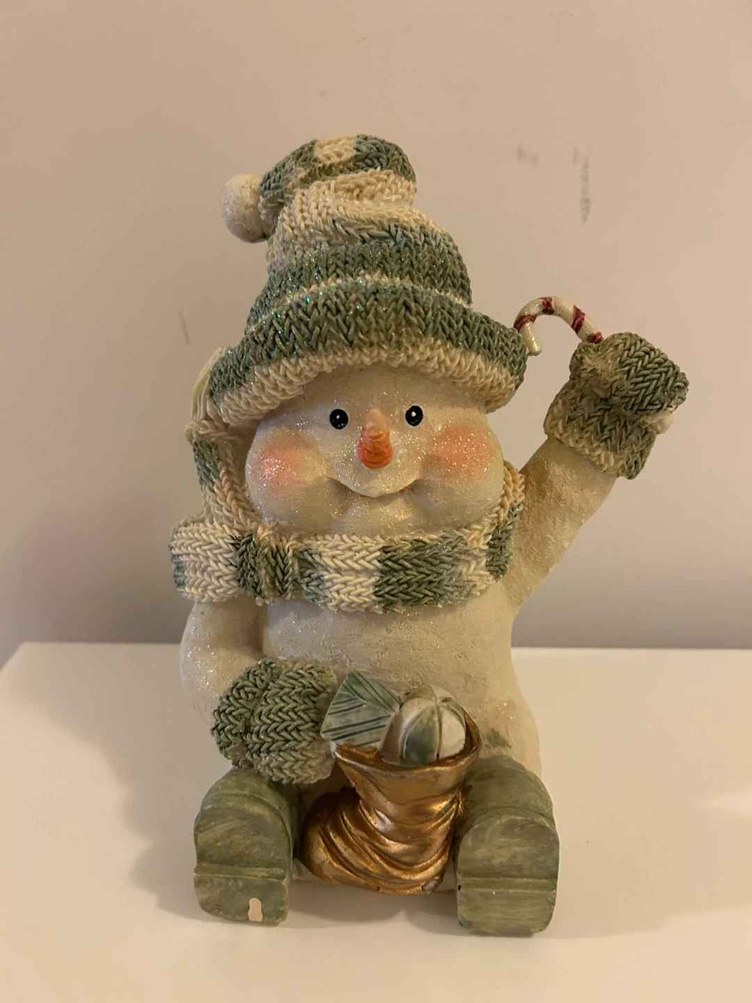 Christmas Snowman Decorative Figurine