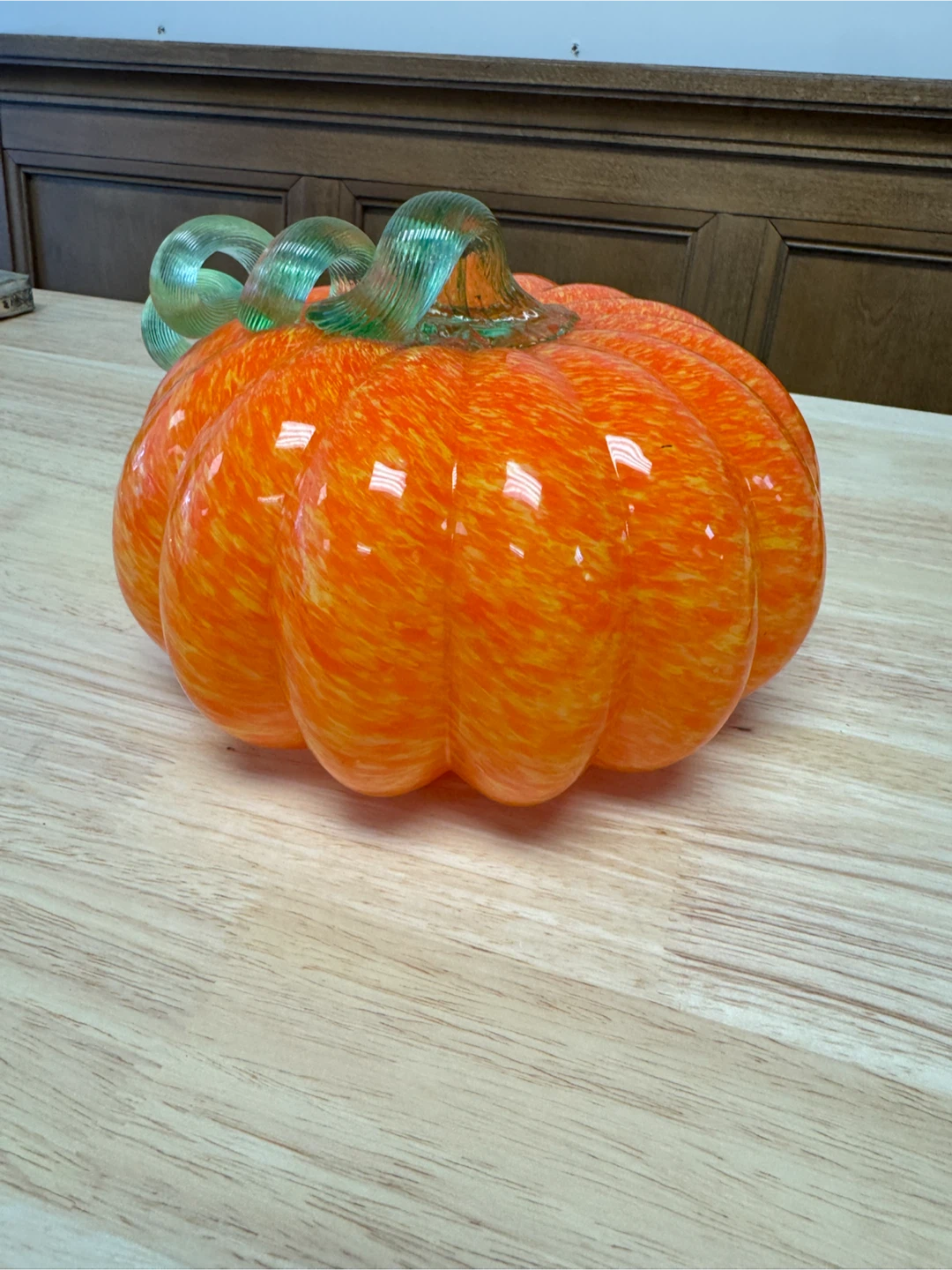 Decorative Glass Pumpkin - photo 3
